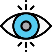 Pictogramme d’un œil - exercer son regard et son esprit critique